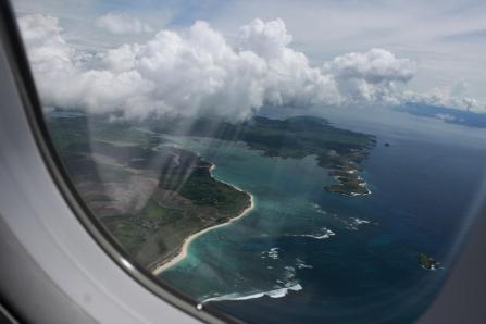 Lombok dari Pesawat